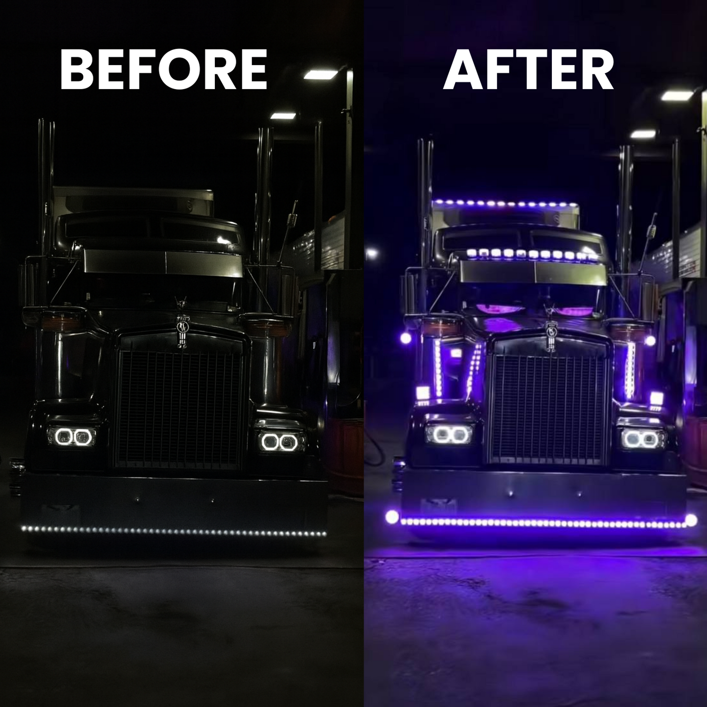 LED-auton silmät - 2 kpl pakkaus