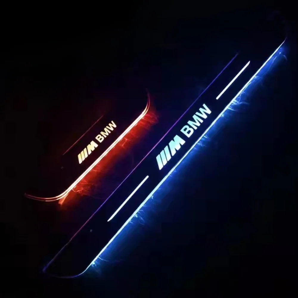 Balenie 2 LED prahových lišt do auta