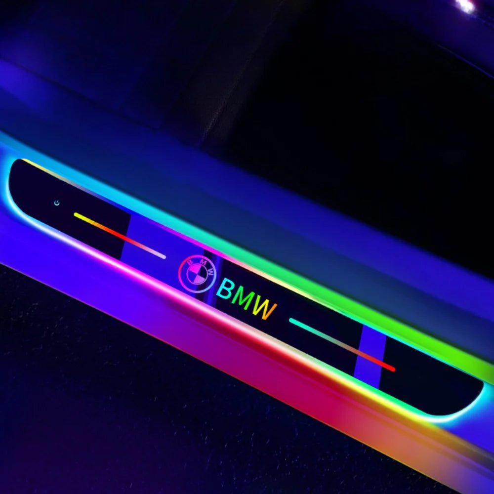 Balenie 2 LED prahových lišt do auta